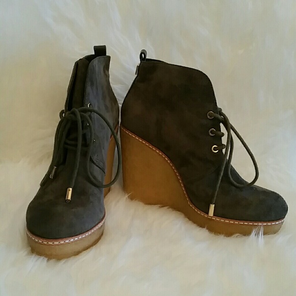 Tory Burch Shoes - Tory Burch Wedge Booties